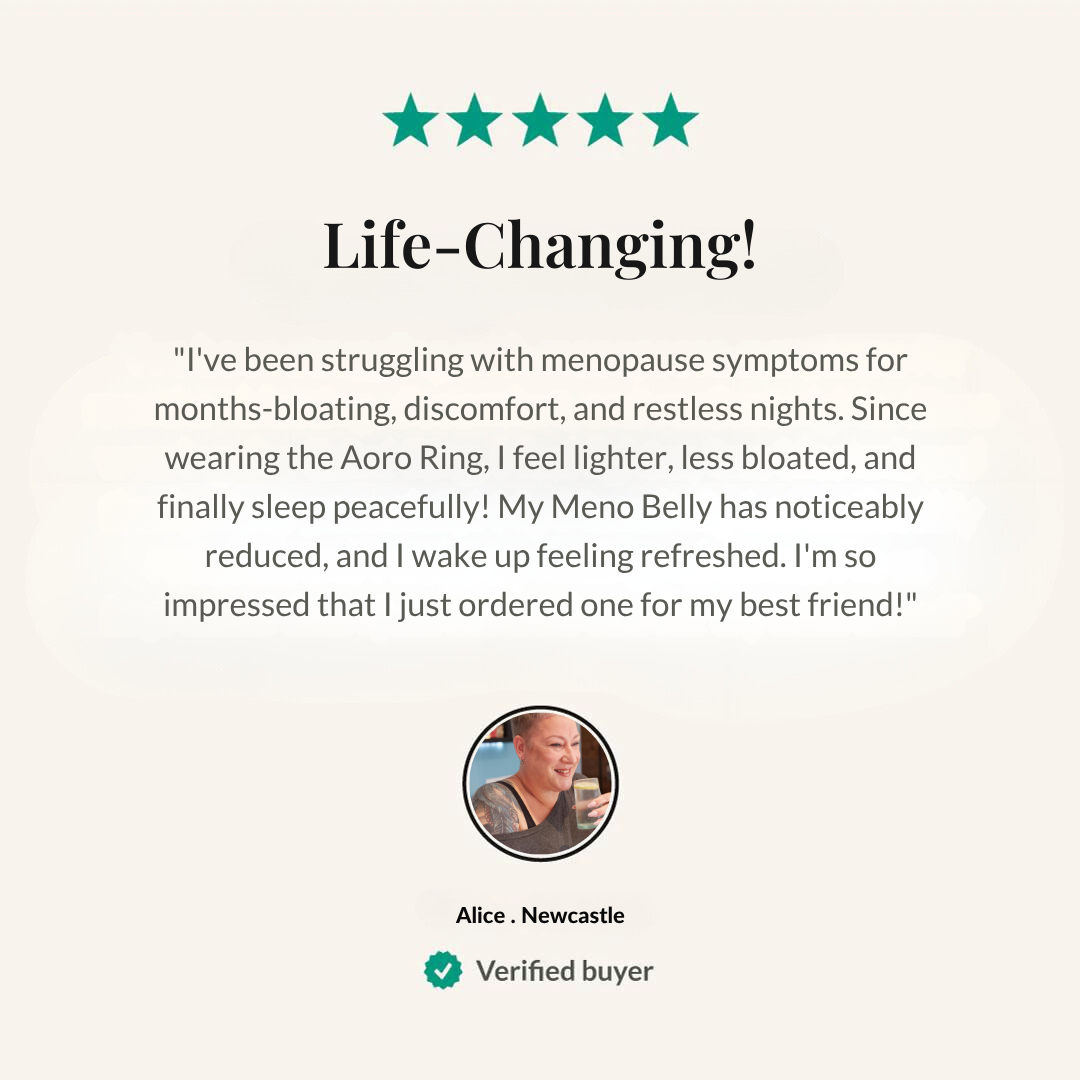 Aoro Ring - The Natural Menopause Solution